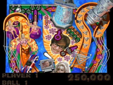 Austin Powers Pinball (US) screen shot game playing